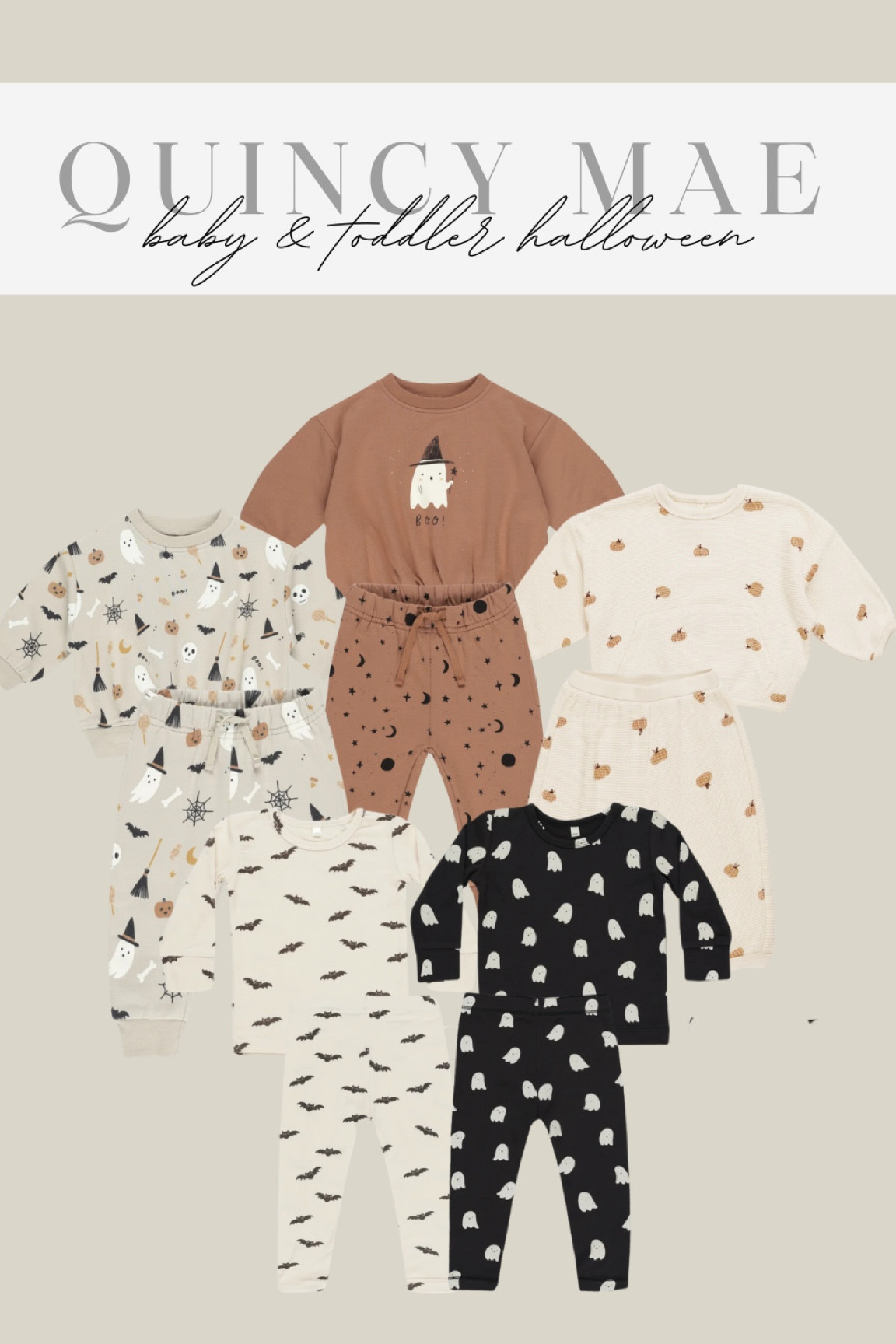 Quincy Mae — baby & toddlers Halloween collection🤎 

#halloweenkids #hallloweenoutfits #toddlerhalloween #quincymae #quincymaehalloween #halloweentoddlerpjs #halloweenkidspjs #babyhalloween #halloweensetsforkids #babyseasonaloutfits #kidsseasonaloutfits #toddlerfinds #boobasketideas #boobasket

#LTKSeasonal #LTKBaby #LTKKids