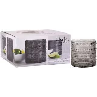 Home Essentials Halo 13oz. Smoke Double Old Fashioned Glasses - Boscov's | Boscov's Department Stores