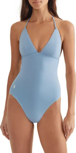 Polo Ralph Lauren Halter One-Piece Swimsuit | Nordstrom | Nordstrom
