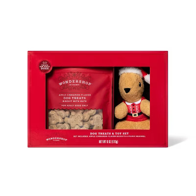 Plush Toy & Dog Treat Combo with Apple & Cinnamon Flavor - 6oz - Wondershop™ | Target