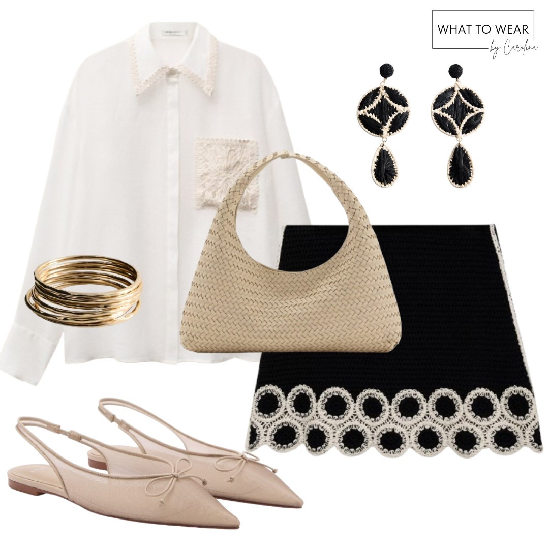 Crochet trimmed skirt 🫶
@mango
#mangooutfits #crochet 

#LTKStyleTip #LTKFindsUnder100 #LTKFindsUnder50