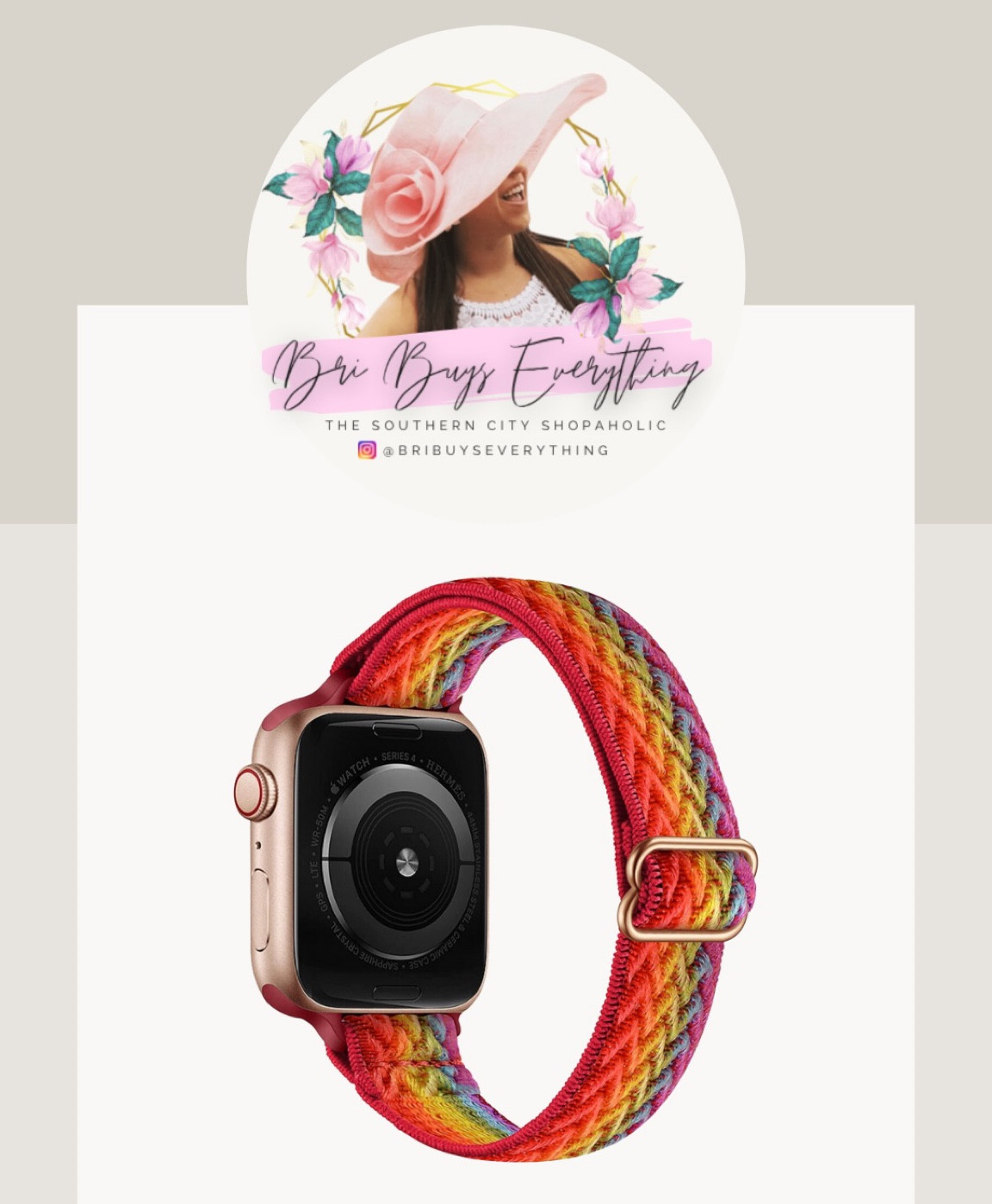 Apple Watch adjustable strap…big enough to fit around your ankle! 

#LTKfit #LTKFind #LTKunder50