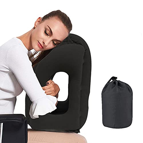 Povinmos Inflatable Travel Pillow, Portable Airplanes Camping Tent Inflatable Pillow Accessories, Pr | Amazon (US)