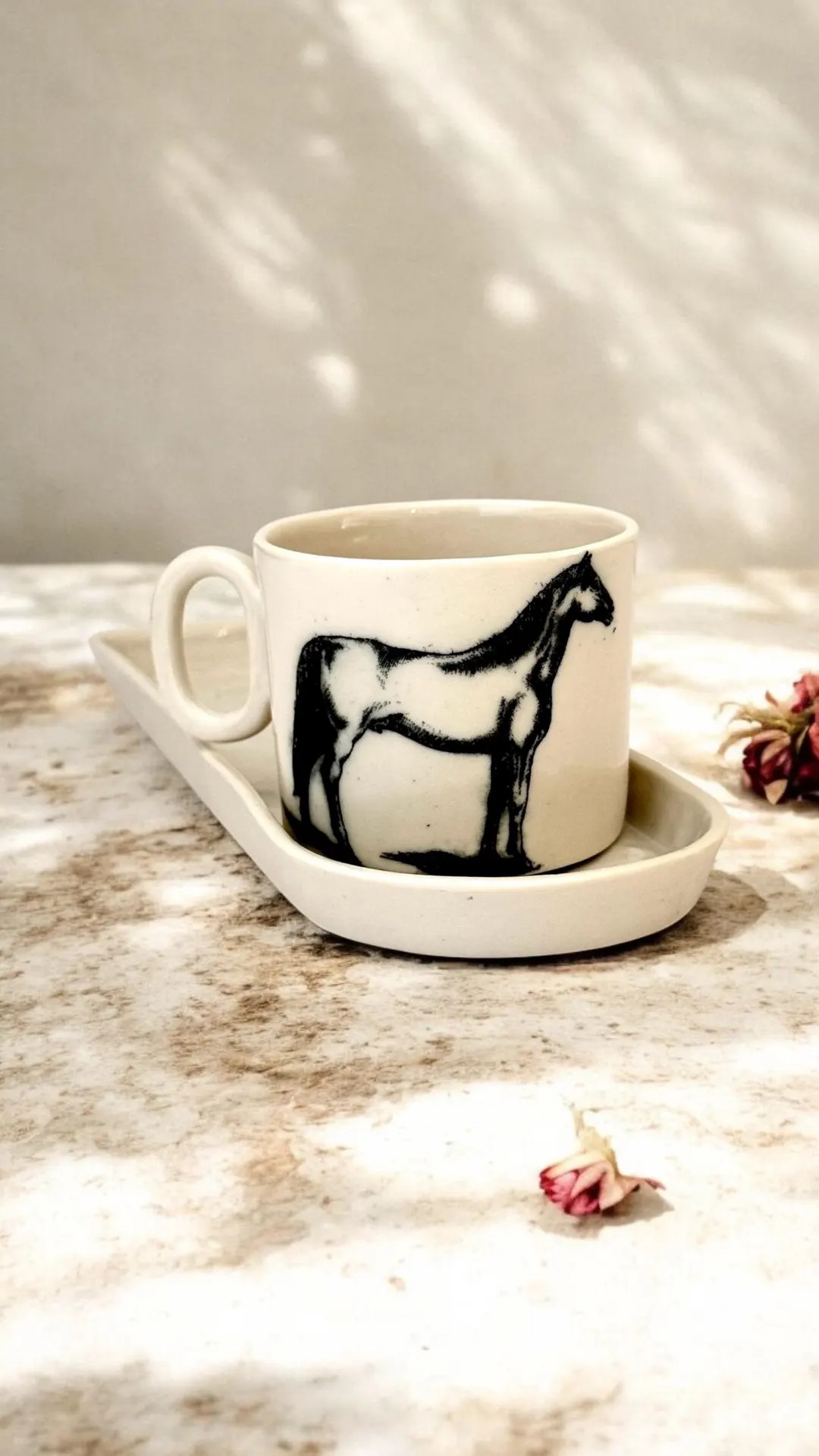 Graceful Equine Elegance: Handmade Porcelain Coffee Set With Horse Silhouette - Etsy | Etsy (Global)
