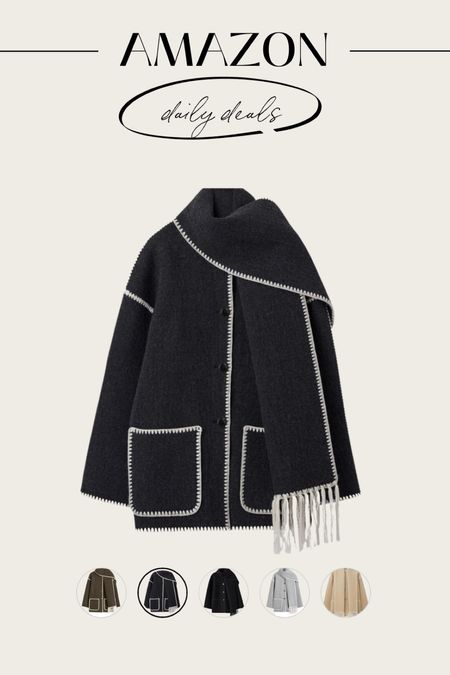 Toteme scarf coat look for less! 