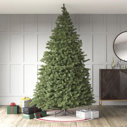 Mercury Row® Norwood Fir 10' Green Spruce Artificial Christmas Tree with 1000 Clear/White Lights... | Wayfair North America