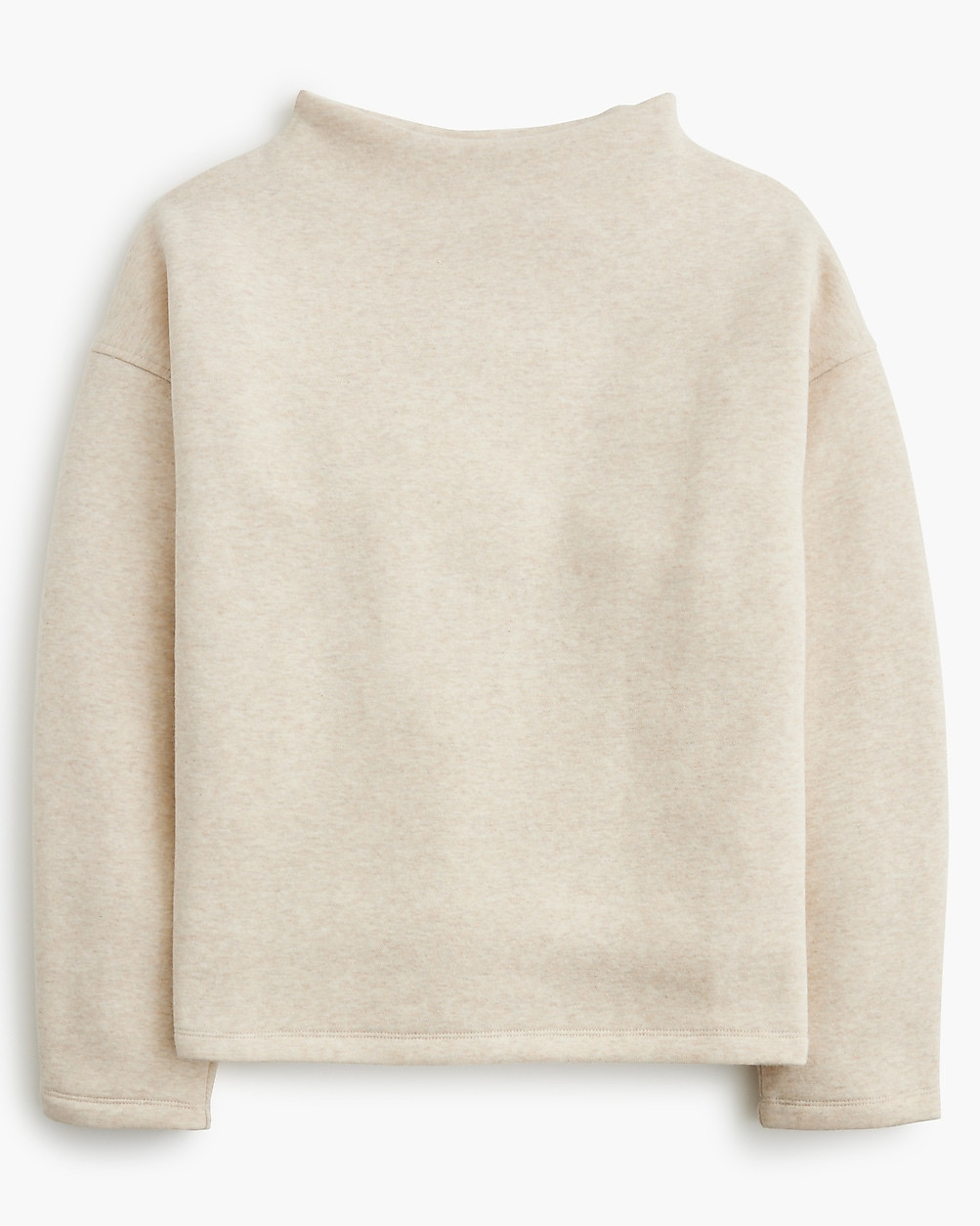 Fleece mockneck sweatshirt | J.Crew Factory