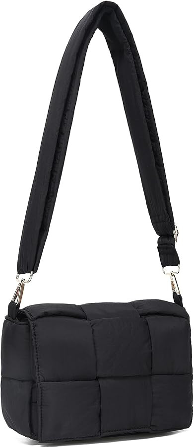 Lightweight Puffer Tote Bag for Women Cute Puffy Purse | Amazon (US)