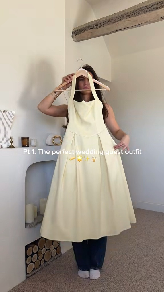 Butter yellow Meshki dress ✨ 

#LTKwedding #LTKsummer #LTKeurope