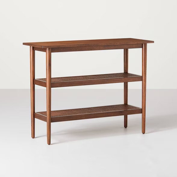 Wood & Cane Console Table Brown - Hearth & Hand™ with Magnolia | Target