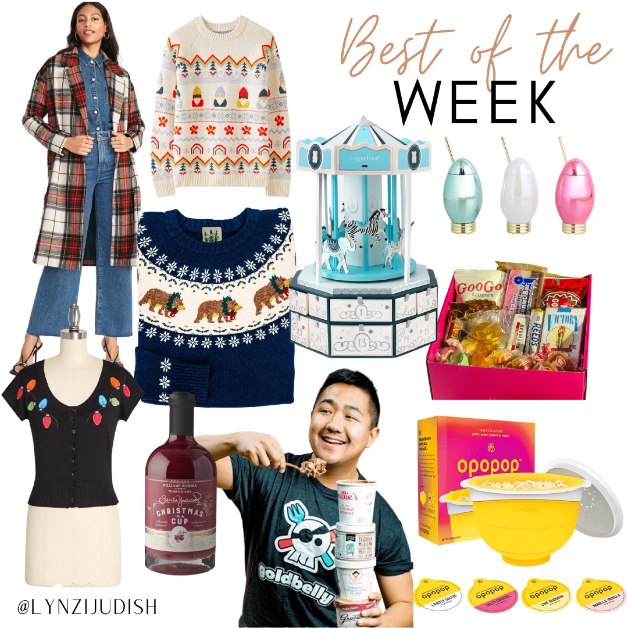 Best of the Week - all of the most clicked items of last week 

Use my code LYNZIJUDISH for 20% the ModCloth items 

Christmas gifts, holiday gifts, plus size fashion, plus size style, size 16 influencer, red plaid coat, Christmas fair isle sweater, Christmas cardigan, Christmas in a cup, stocking stuffer, advent calendar, gifts for mom, gifts for dad, sippy cup, sipper cups, popcorn, Amazon finds, Amazon gift 

#LTKunder50 #LTKHoliday #LTKcurves