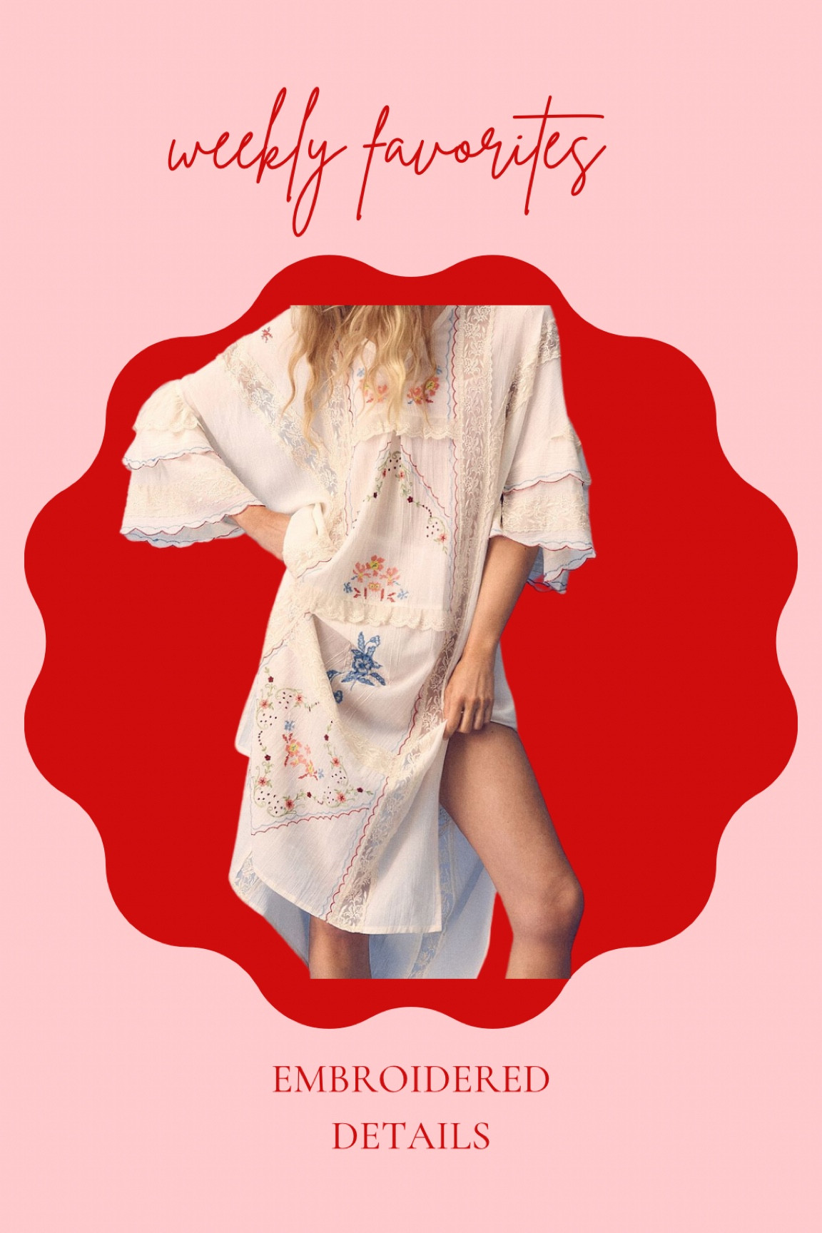 Embroidered details 

#LTKSeasonal #LTKStyleTip #LTKSaleAlert