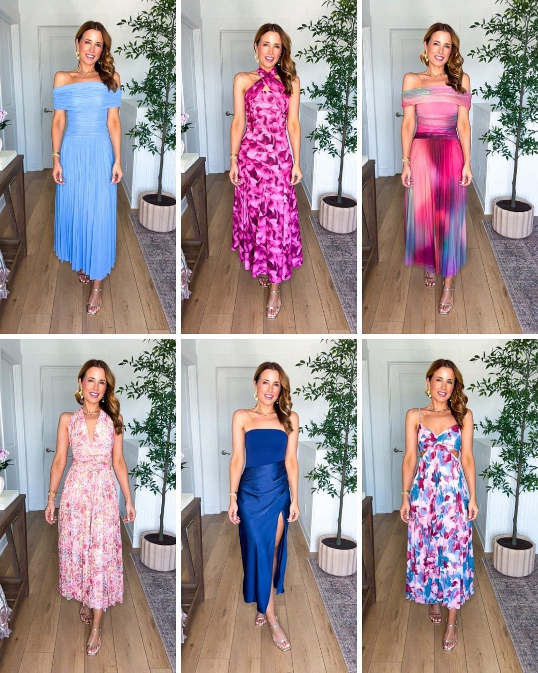 The prettiest wedding guest dresses and spring dresses from Abercrombie! Wedding guest dress. Spring wedding guest. Summer wedding guest. Spring dresses. Resort wear. Resort outfit. Vacation outfit. Cruise outfit. Dinner date outfit. Date night outfit. Destination wedding. Gold heels are TTS. 
*XXS petite in each and sized up to XS petite in the Giselle cut-out dress (#2). XXS in top and XXS in petite skirt set!


#LTKWedding #LTKSpringSale #LTKTravel