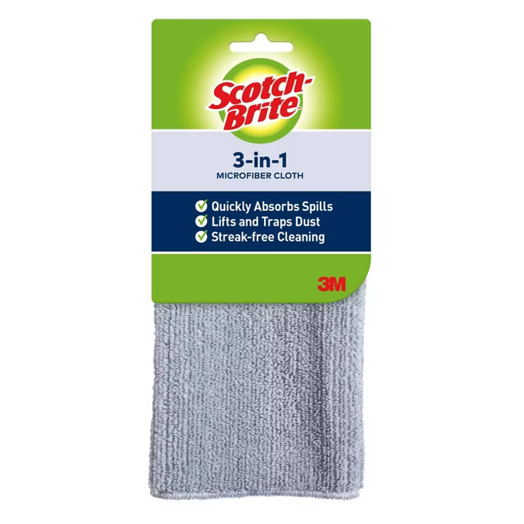 Scotch-Brite 3-in-1 Microfiber Cleaning Cloth | Target