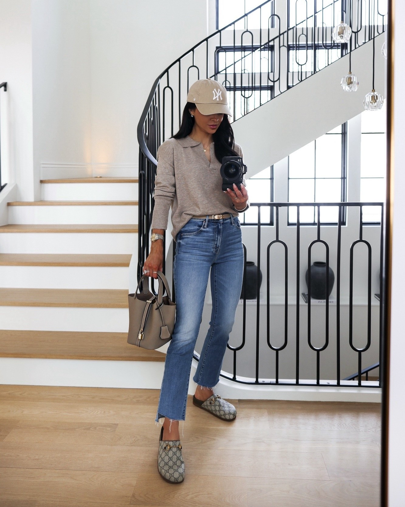 Chic spring transition outfit that looks far more expensive than it is. This Amazon sweater has that luxe, elevated feel with a clean silhouette and polished finish, paired with raw hem jeans for a modern edge and Gucci mules to pull it all together. The perfect in between seasons look that feels effortless, refined, and timeless.

Amazon Sweater - Wearing an XS
Hustler Raw Hem Jeans - Wearing a 24, TTS

miamiamine spring transition outfit amazon sweater designer look for less raw hem jeans gucci mules chic everyday style elevated basics polished casual outfit spring layering essentials minimalist wardrobe staples

#LTKootd #LTKPetite #LTKSeasonal