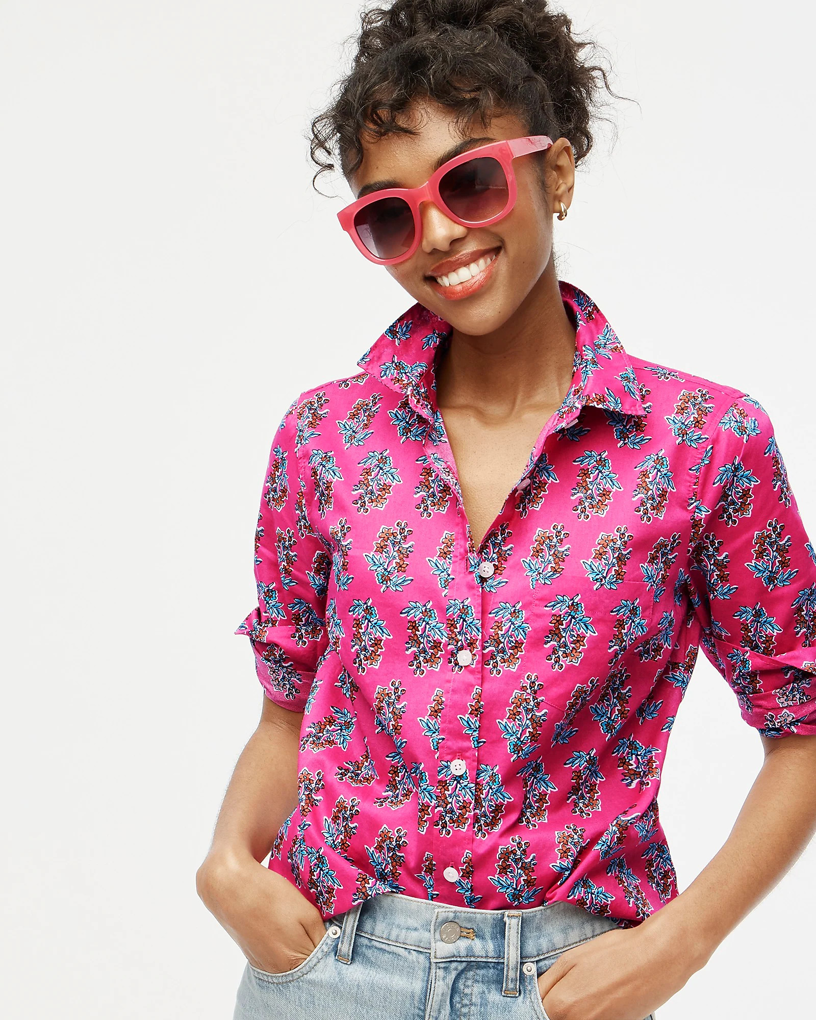 Lightweight cotton shirt in signature fit | J.Crew Factory