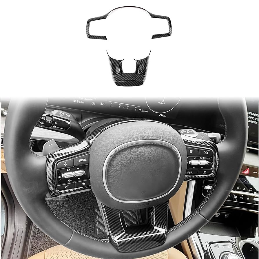YOUTOOCAR 2PCS Steering Wheel Trim Covers Compatible with Kia Sorento 2021–2024 Kia Carnival 20... | Amazon (US)
