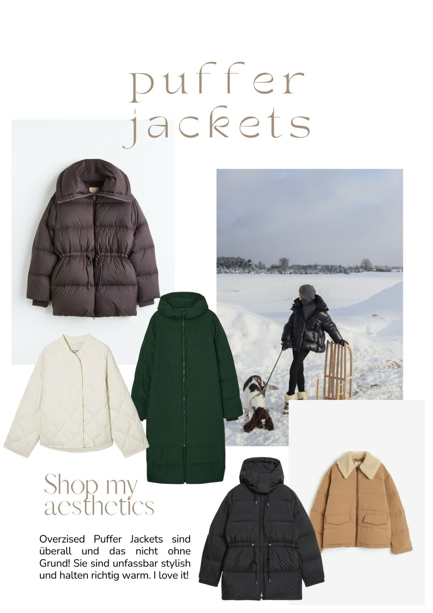Shop my aesthetics: Puffer Jackets 

#LTKHoliday #LTKSeasonal #LTKeurope