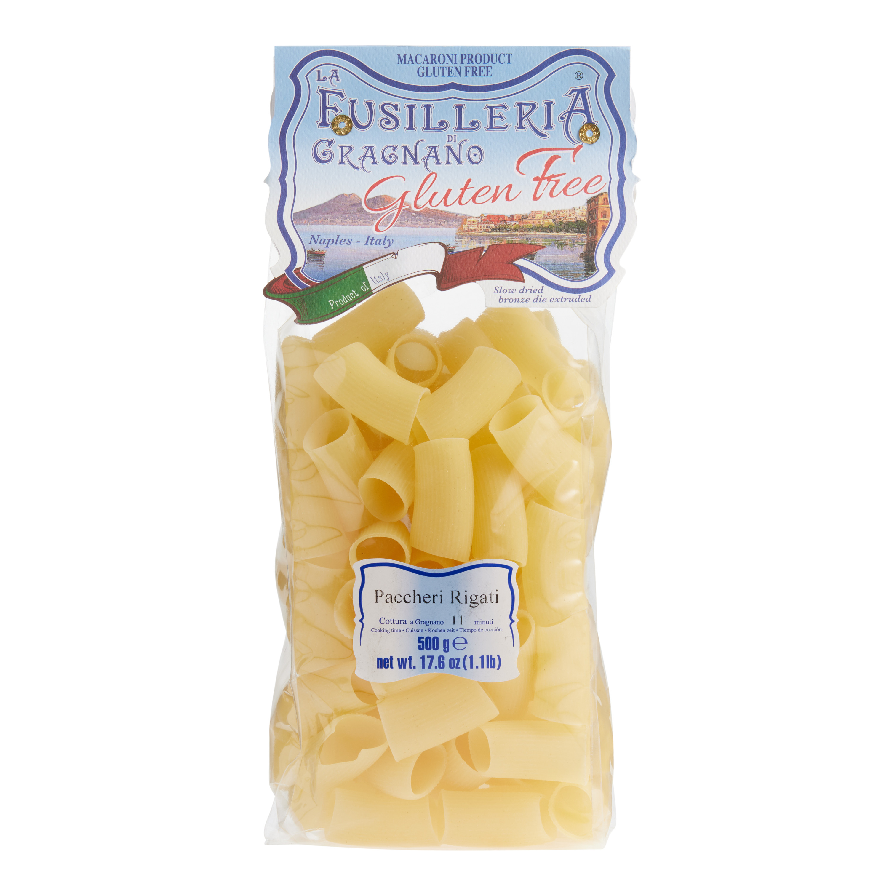 La Fusilleria di Gragnano Gluten Free Paccheri Rigati | World Market