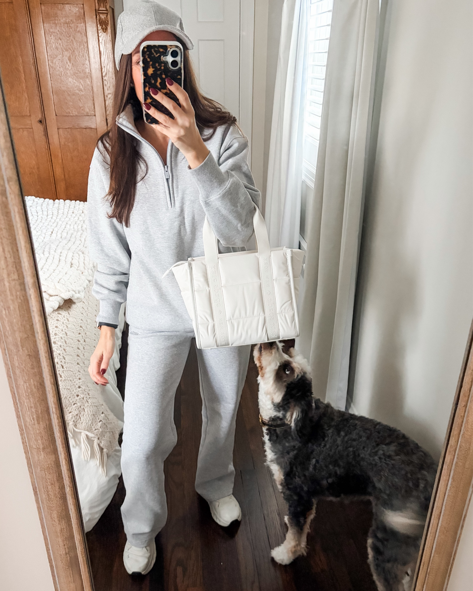 I have been living in these super warm and comfy sweats from Aritzia, which are on sale.  I have on xs bottoms and an xxs in the half zip and a small in the crewneck. 


#LTKootd #LTKSaleAlert #LTKFindsUnder100