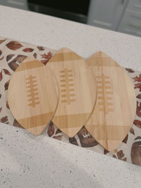 Set of 3 football cutting board, cheese board, serving board 

#LTKSeasonal #LTKstyletip #LTKhome