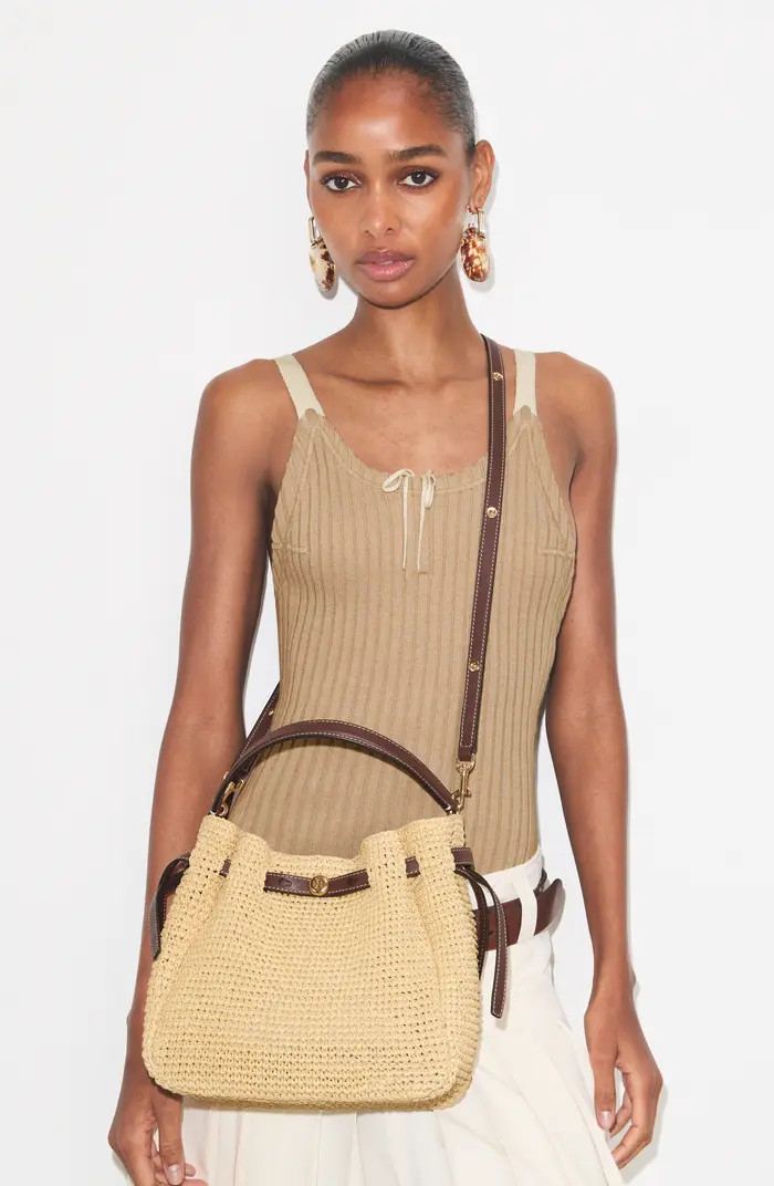 Romy Straw Bucket Bag | Nordstrom