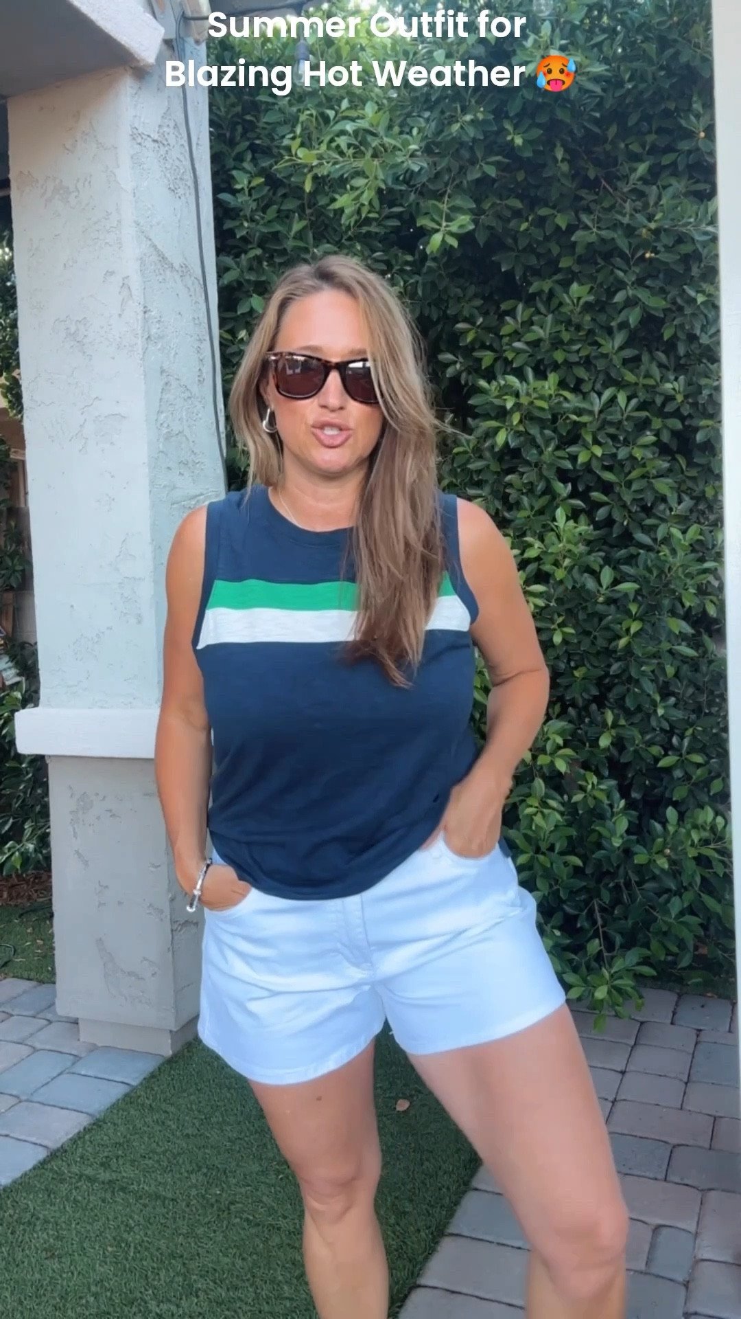 It is starting to get really hot here in PHX! Having light weight tanks and a good pair of shorts is a must! Love the length of the KUT shorts. 

#LTKSummerEdit #LTKMidsize #LTKPetite