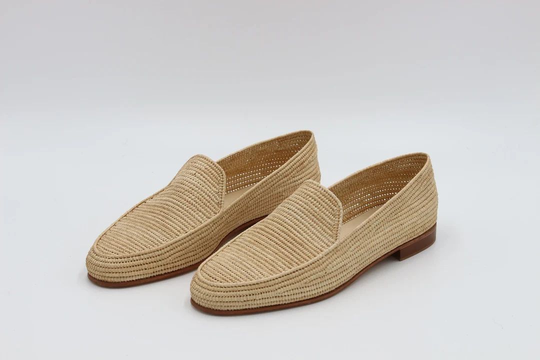 Raffia loafers for men, raffia shoes for men, men's raffia shoes, natural raffia men oxfords, veg... | Etsy (US)