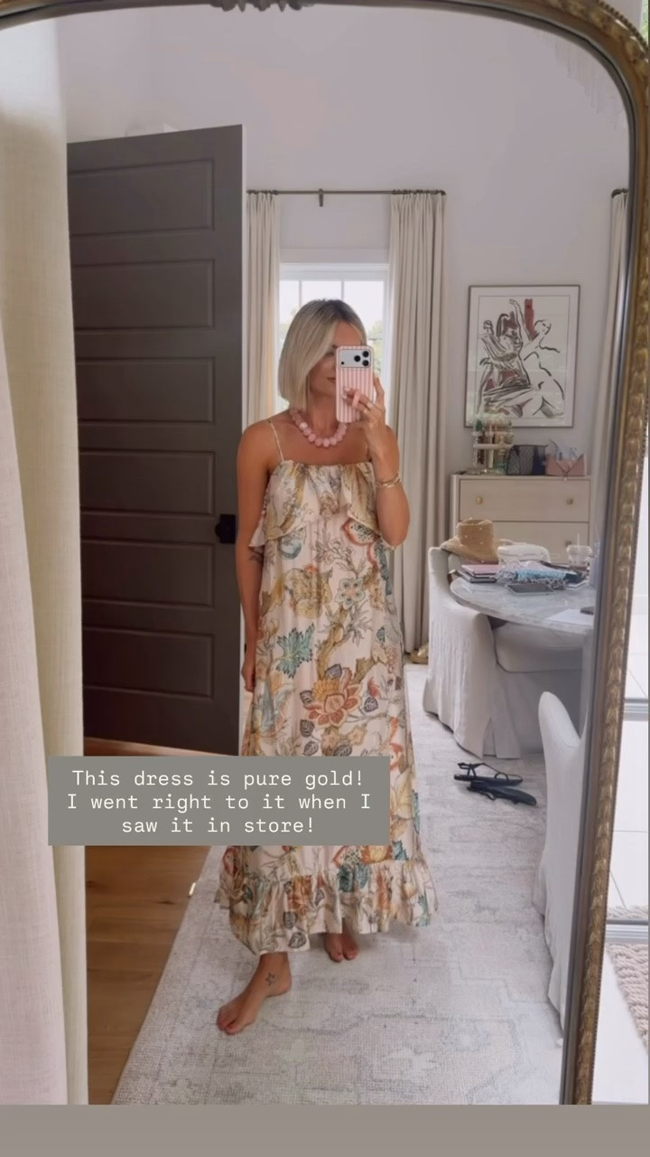 What a find!! It’s definitely a bit sheet but I was also imagining wearing it as a coverup! Comes in two other colors also! Wearing XS.

Loverly Grey, H&M, floral maxi dress, summer dress, summer fashion, summer outfit ideas

#LTKootd #LTKSeasonal