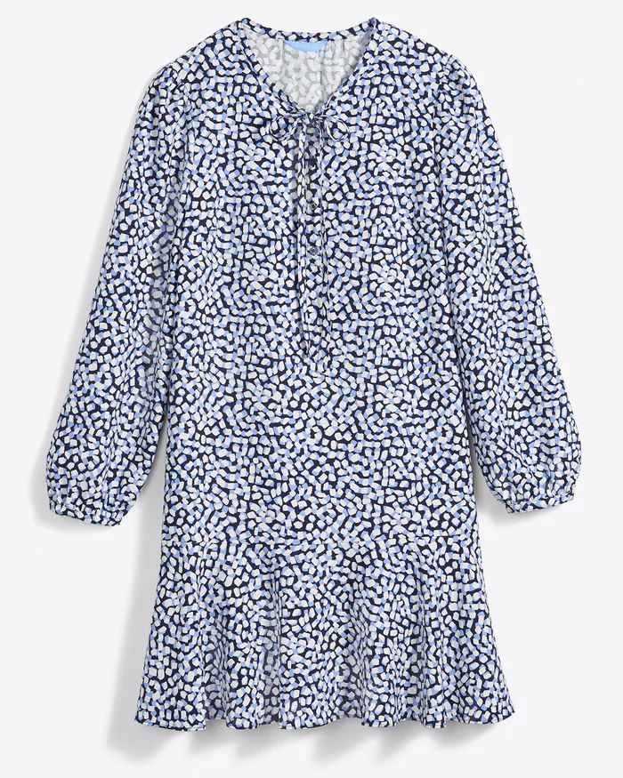 Rosanne Shift Dress in Square Geo | Draper James (US)