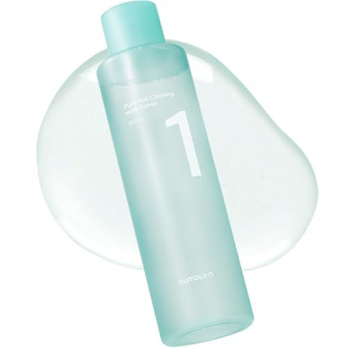 numbuzin No.1 Toner | Pure-Full Calming Herb Toner | Breakouts, Redness, Excess Oil Control | Centella Asiatica, Heartleaf, Licorice Root | Acne-Prone, Sensitive Skin | 10.14 fl. oz. | Amazon (US)