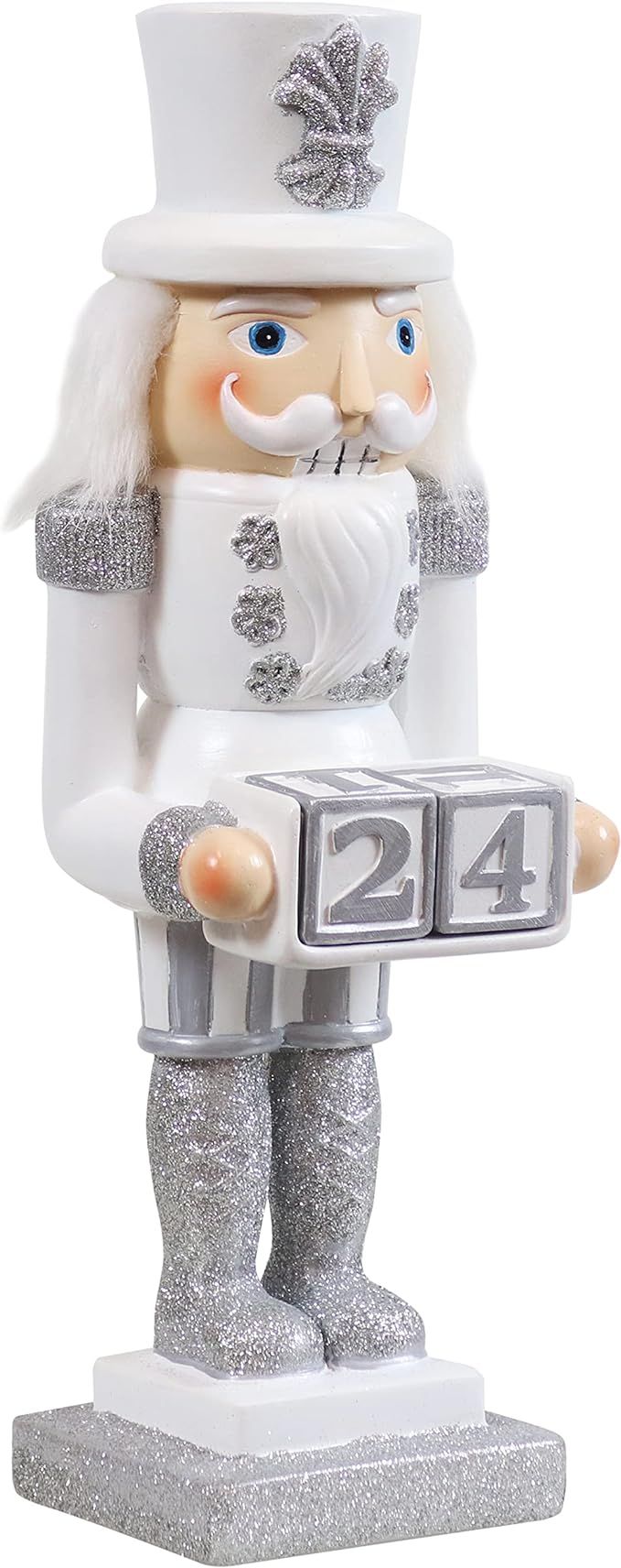 Sunnydaze Christmas Countdown Nutcracker Soldier Statue - Polyresin Construction Seasonal Holiday... | Amazon (US)