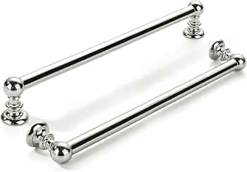 khtumeware 10 Pack 8 inch(203mm) Hole Center Vibrant Polished Nickel Cabinet Pulls Solid Heavy-Du... | Amazon (US)