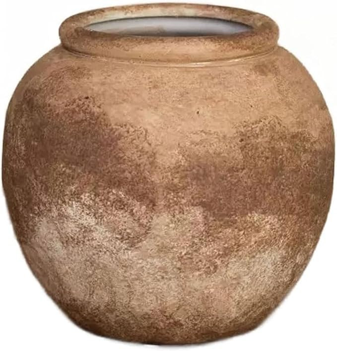 Vase Decor Rough Ceramic Ornament Flower Arrangement Desktop Living Room Dining Table Hotel Study... | Amazon (US)