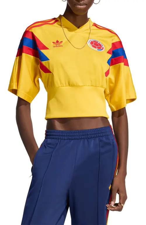 adidas Originals Colombia Reconstructed Bringback Jersey in Bold Gold at Nordstrom, Size X-Large | Nordstrom