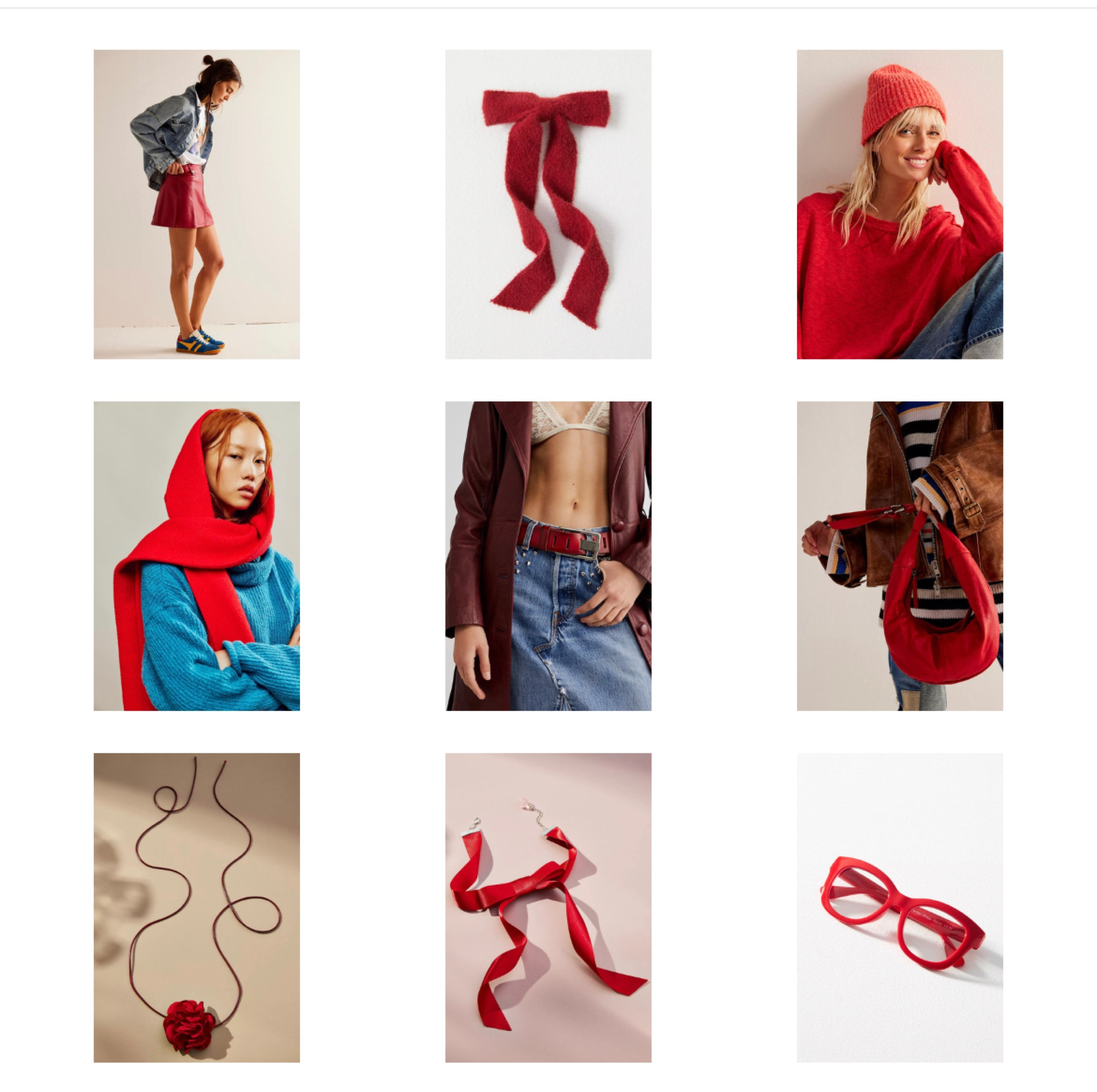 Favorite red accessories #red #coloroftheseason #redclothes #redtrend