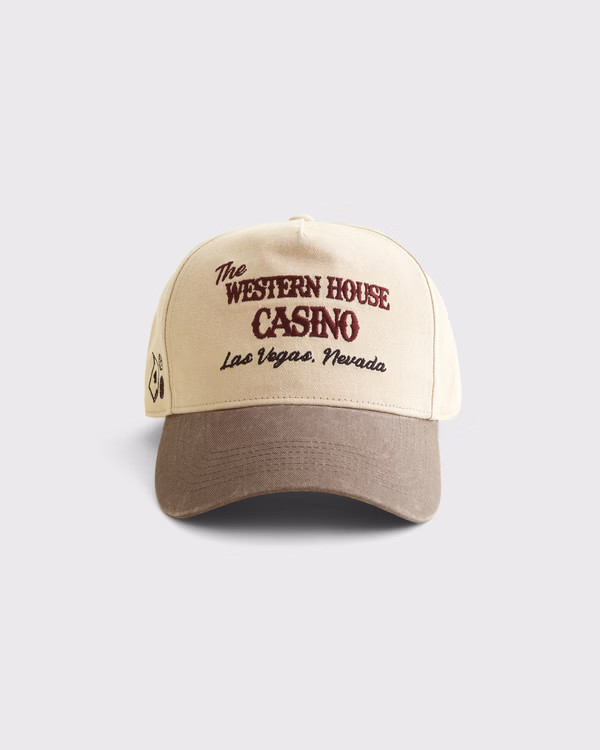 Western House Casino Snapback Hat | Abercrombie & Fitch (US)