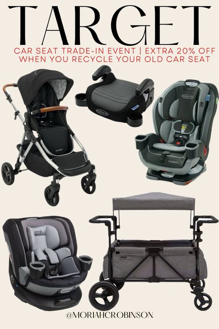 Target - car seat trade in sale! Get an additional 20% off when you bring your old car seat in!

Stroller, baby, car seat, target sale, baby, toddler

#LTKbaby #LTKfindsunder100 #LTKkids