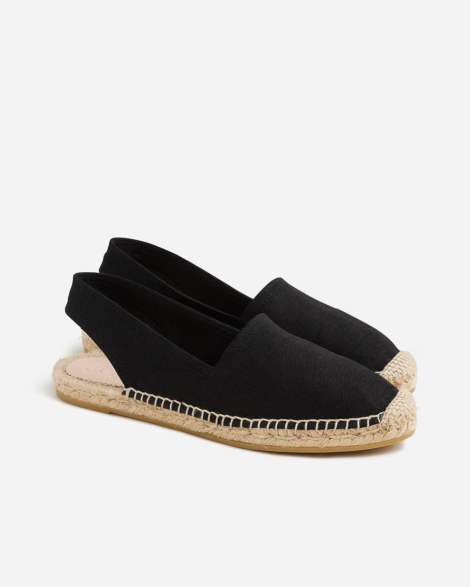Made-in-Spain slingback espadrilles in canvas | J.Crew US