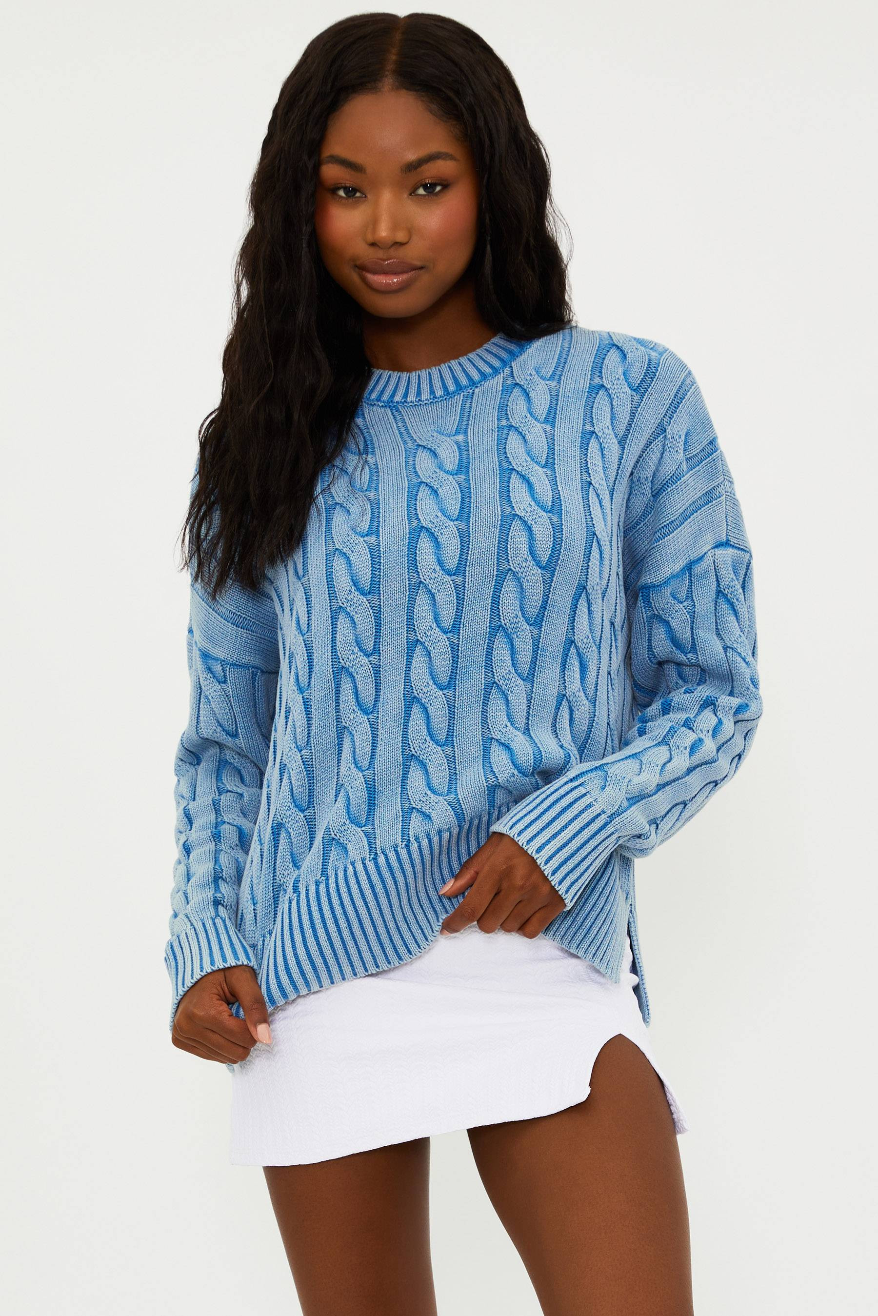 CALLIE SWEATER DENIM DAZE | Beach Riot