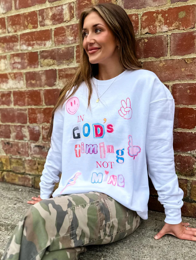 In God's Timing Sweatshirt | Worthy Wear