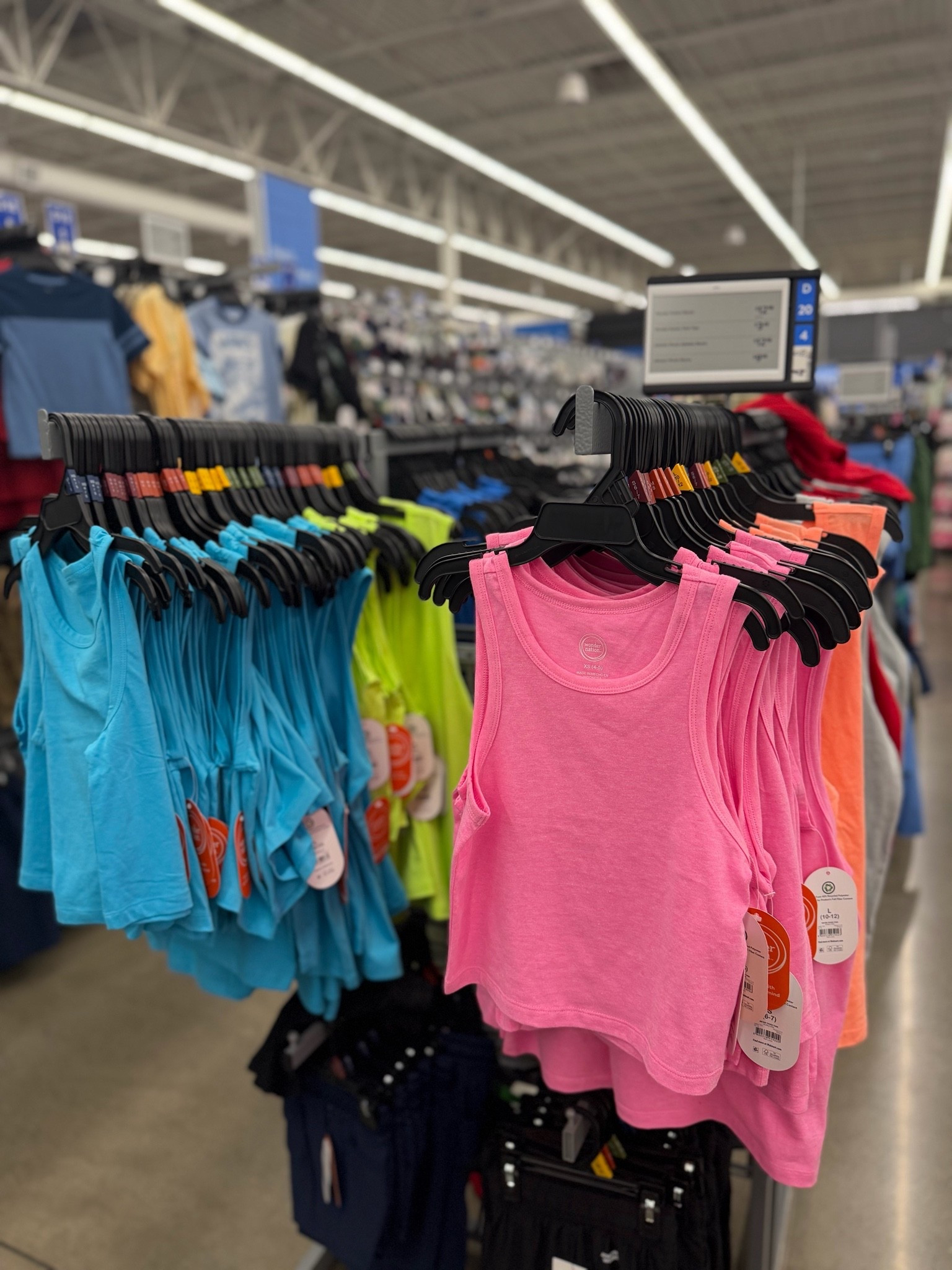 $3 boys tanks. size upppp for yourself 
walmart 
summer