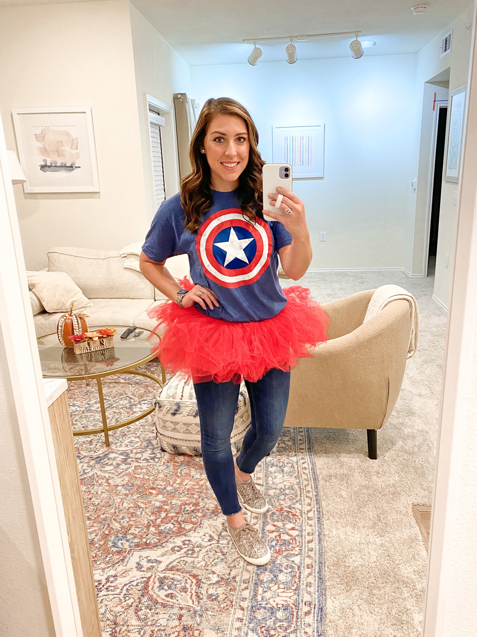 Is it superhero day or did I just want an excuse to wear a tutu to school? Yes. 😂
#teacherootd 

#LTKU #LTKworkwear #LTKunder50