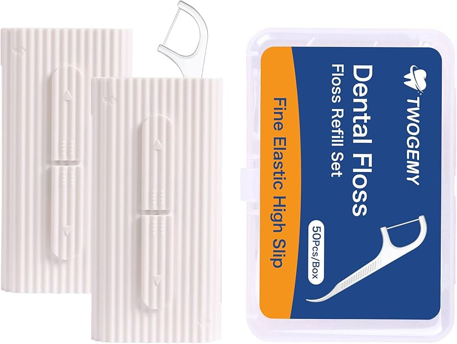 Dental Floss, 2 Pack 10 Count and 50 PCS/Box, Total Package of 70 Picks Adult Floss in Set Meal. ... | Amazon (US)