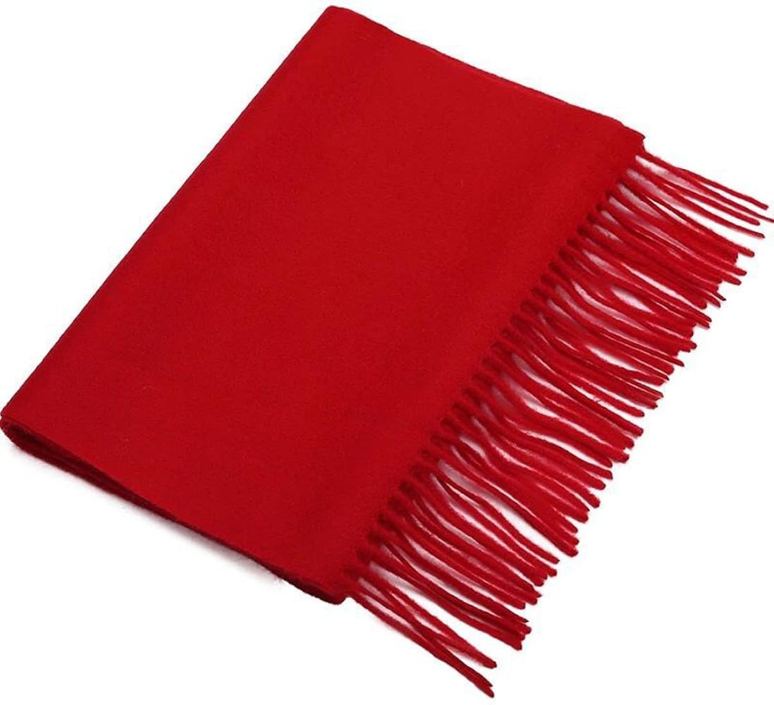 Cashmere & Wool Scarf Solid Color Lightweight Scarf for Men and Women with Gift Box | Amazon (US)