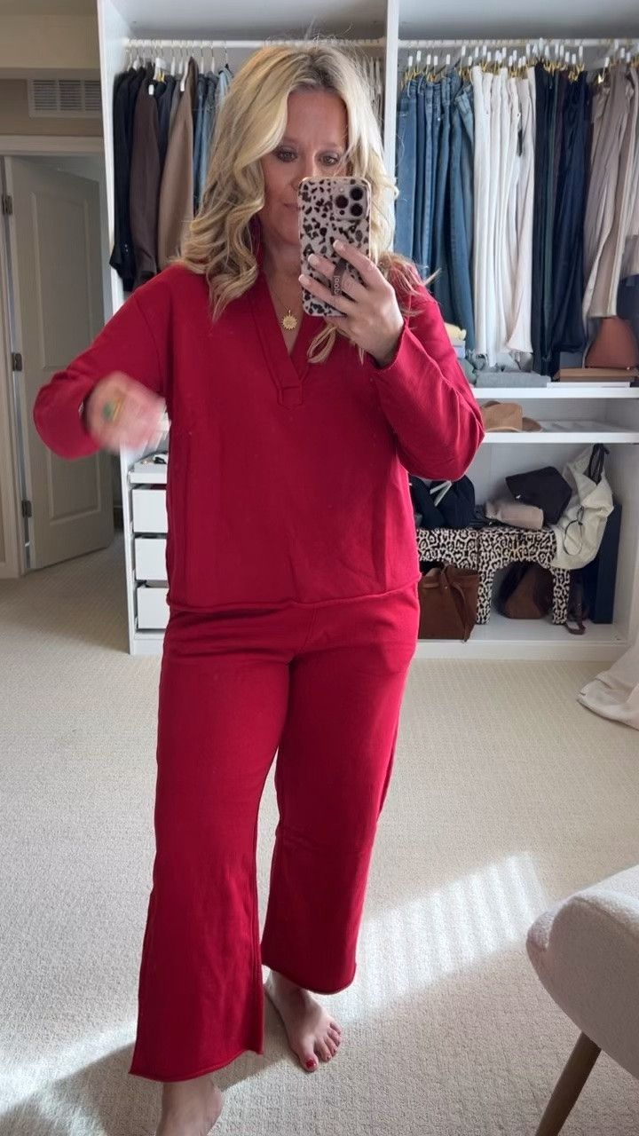 ✨Tap the bell, save and ❤️ start here over 40 fashion, midlife style, midsize fashion and luxury looks for less.  

⬇️Sizing information:
Wearing large both pieces tts (size down if in between sizes.) 

This is the $550 Frank & Eileen look for under $100 👀

I want pajama-level comfort without looking frumpy, and this set nails that relaxed, expensive-looking polish.

✨ LIFT with the open Henley collar
✨ SKIM with the easy, relaxed top
✨ BALANCE with the cropped wide-leg pants

It’s 100% organic cotton French terry, ridiculously soft, and still looks pulled together enough to wear out of the house.

Elastic waist. Pockets. Easy movement. That effortless, lived-in luxury look without the luxury price tag.

And if you love the white, don’t wait it goes FAST and just restocked. 🤍

Same body. Different physics.™

👑 Helping you look good, feel good. —Lindsey Denver
Check back daily for belly-friendly style, confidence, affordable luxury looks and Outfit Physics™.

#LTKOver40 #LTKMidsize #LTKPlusSize

Comment SHOP below to receive a DM with the link to this post on my LTK ⬇ https://liketk.it/6nqsM

Comment SHOP below to receive a DM with the link to this post on my LTK ⬇ https://liketk.it/6nqY5