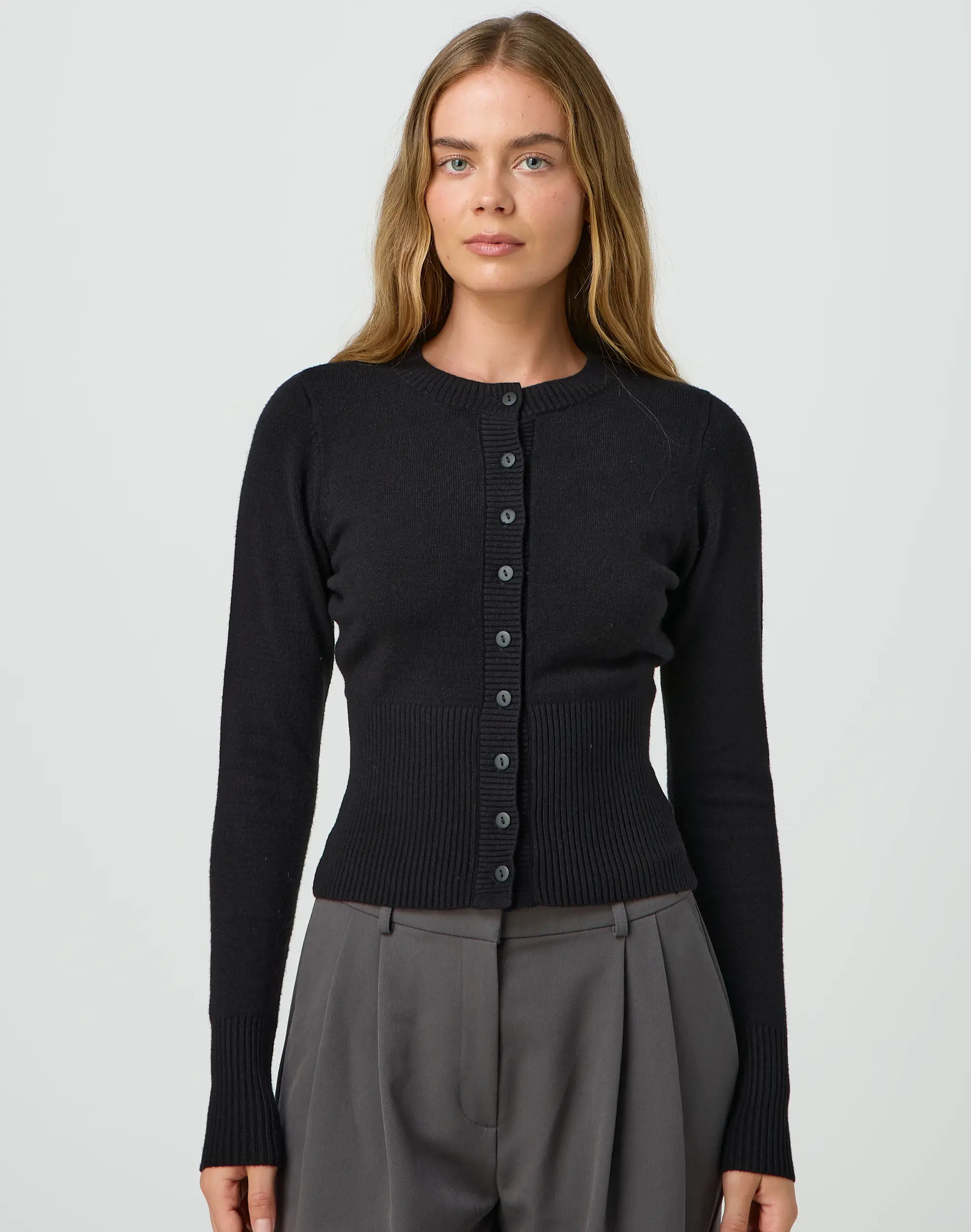 Rib Detail Cardigan | Glassons (Australia)