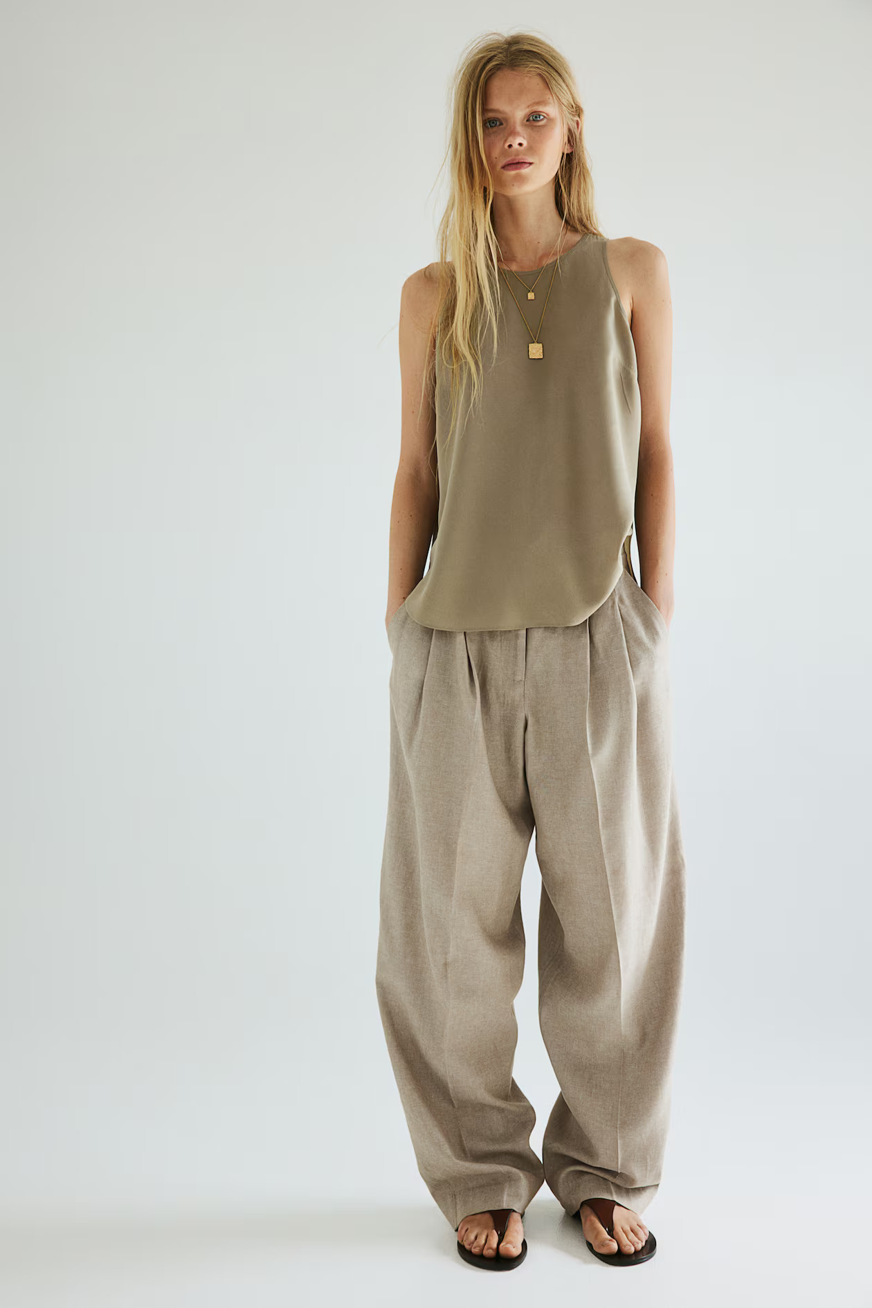 Silk Crêpe Top | H&M (AU)