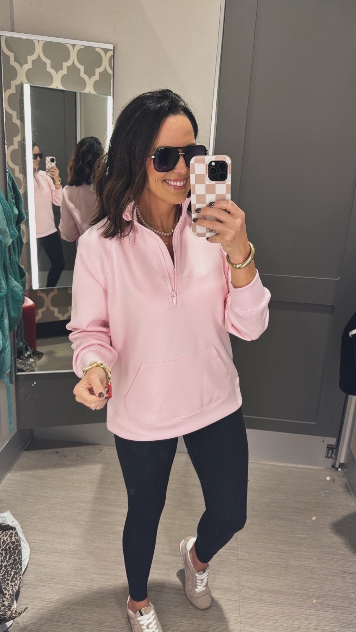 Half zip sweatshirt that comes in 4 different colors and runs TTS. Y’all this pullover is so soft and comfy, one of those pieces you’ll keep reaching for💕 

Athleisure, casual wear, fall fashion, activewear, travel look, winter fashion, Target style, VintagePickin 

#LTKPetite #LTKootd #LTKActive