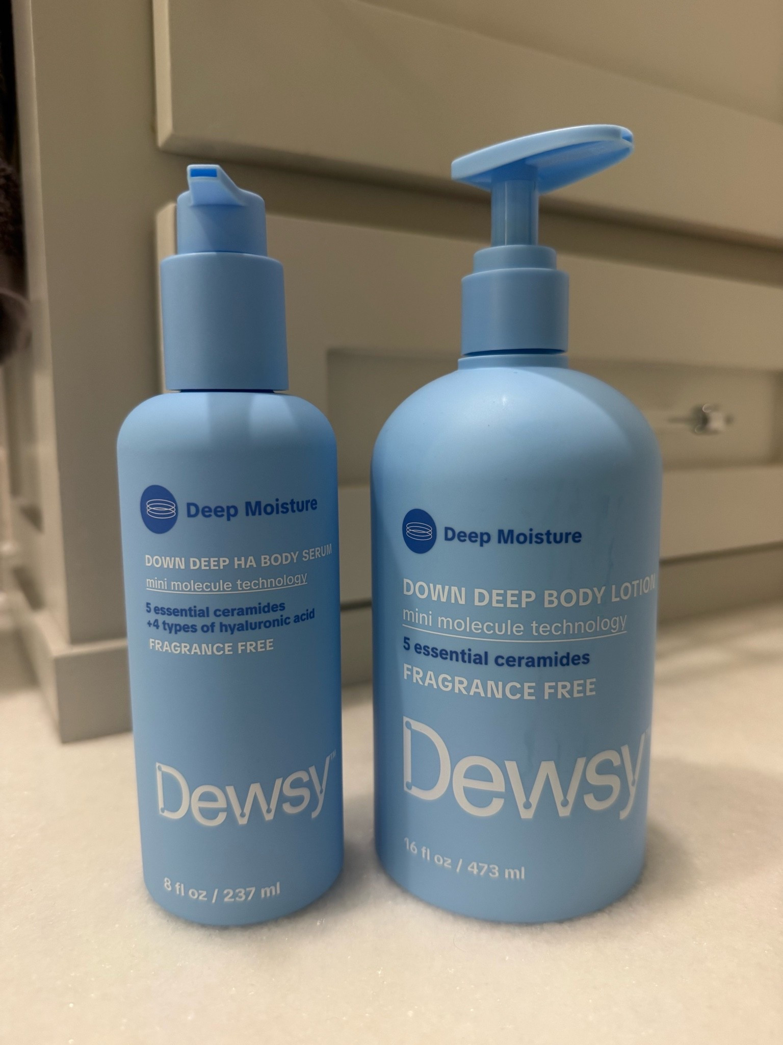 This serum and body lotion combo is a 12/10 like a facial for your body! Obsessed @Dewsy